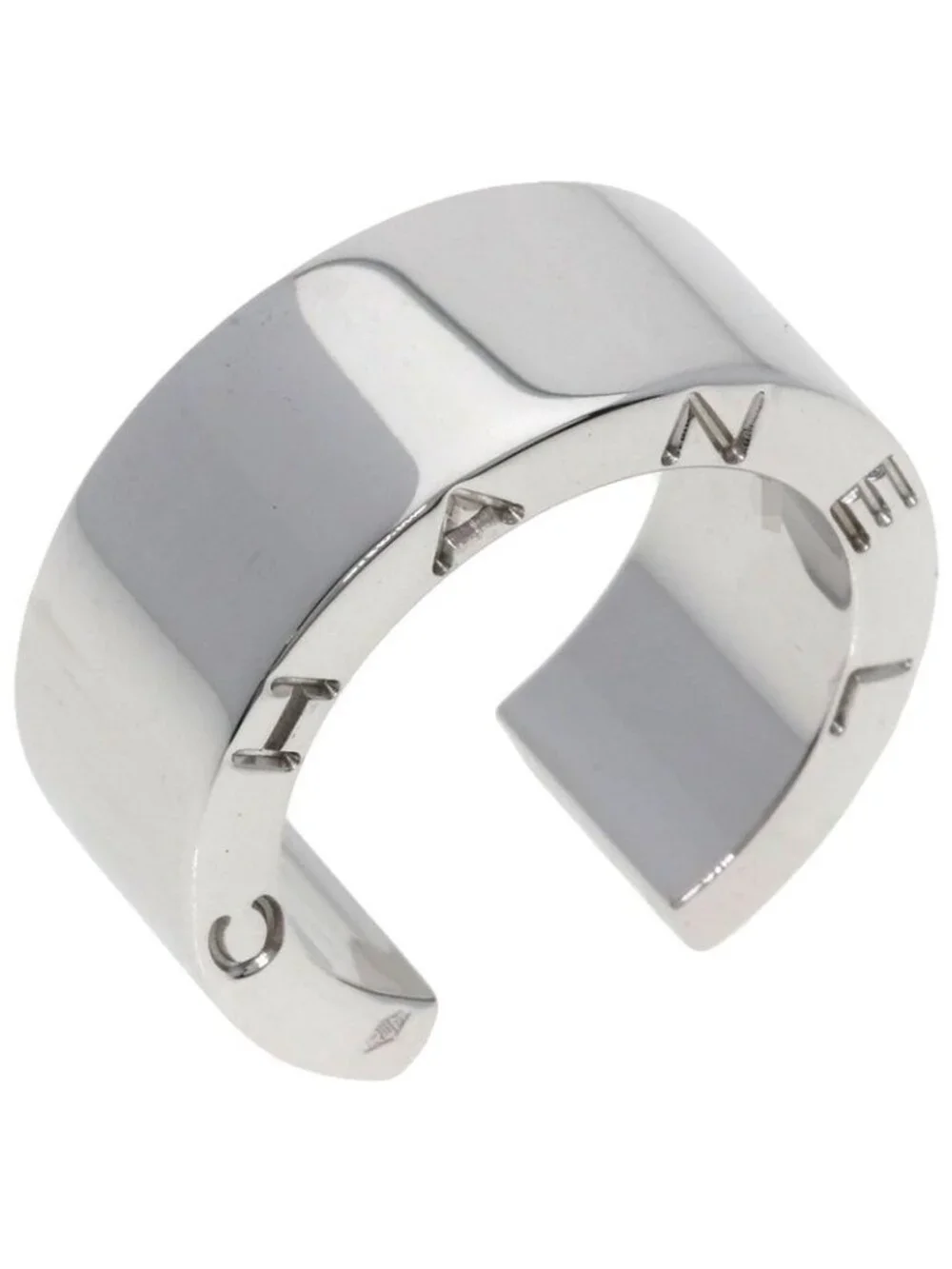 Chanel Signature Ring 18k White Gold - Picture 2 of 10